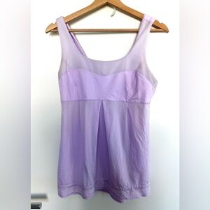lilac lululemon size 8 tank